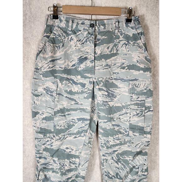 USAF Military Green Tan Camo Heavy Duty Women's Jogger Pants SZ 12S - Picture 4 of 10